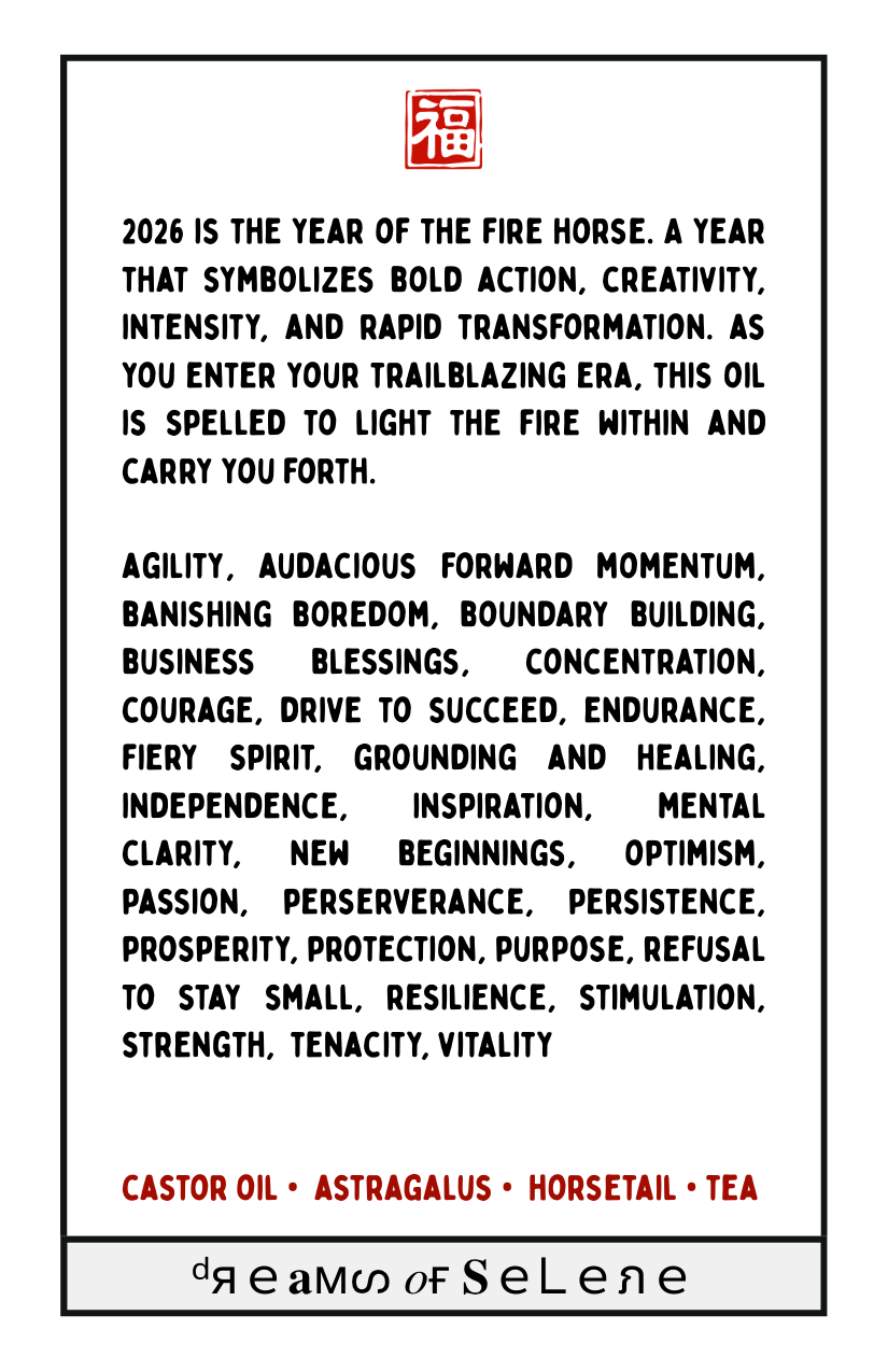 PRE-ORDER: Fire Horse Oil