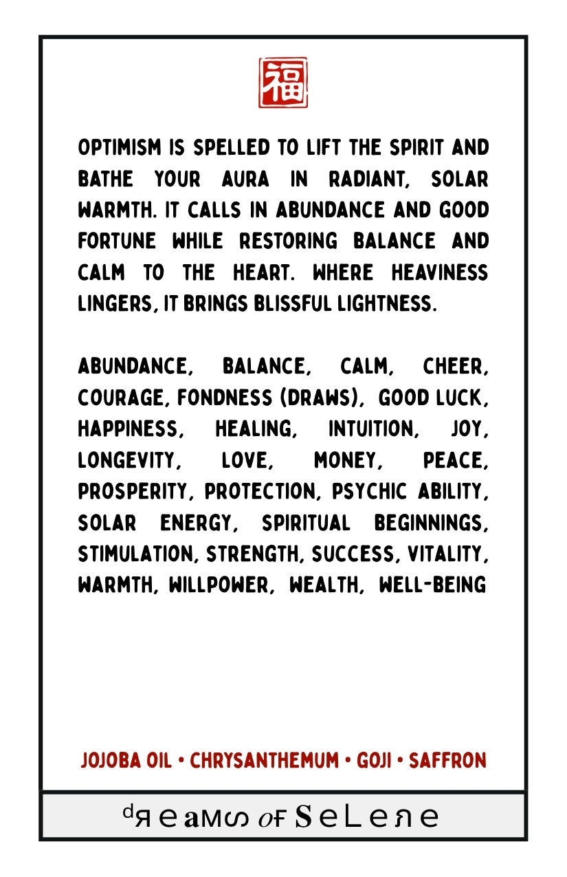 PRE-ORDER: Optimism Oil