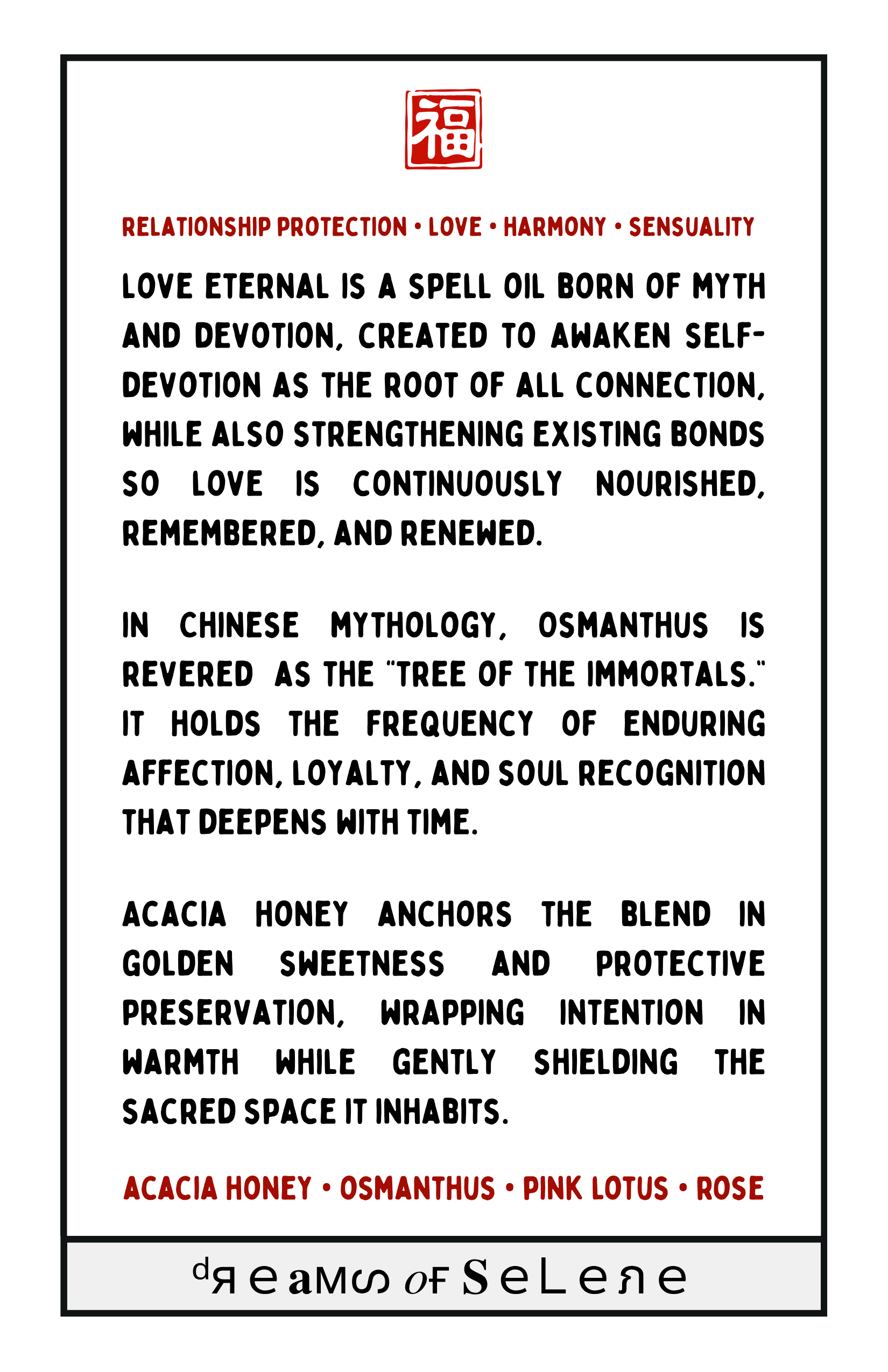 LIMITED EXCLUSIVE: Love Eternal Oil