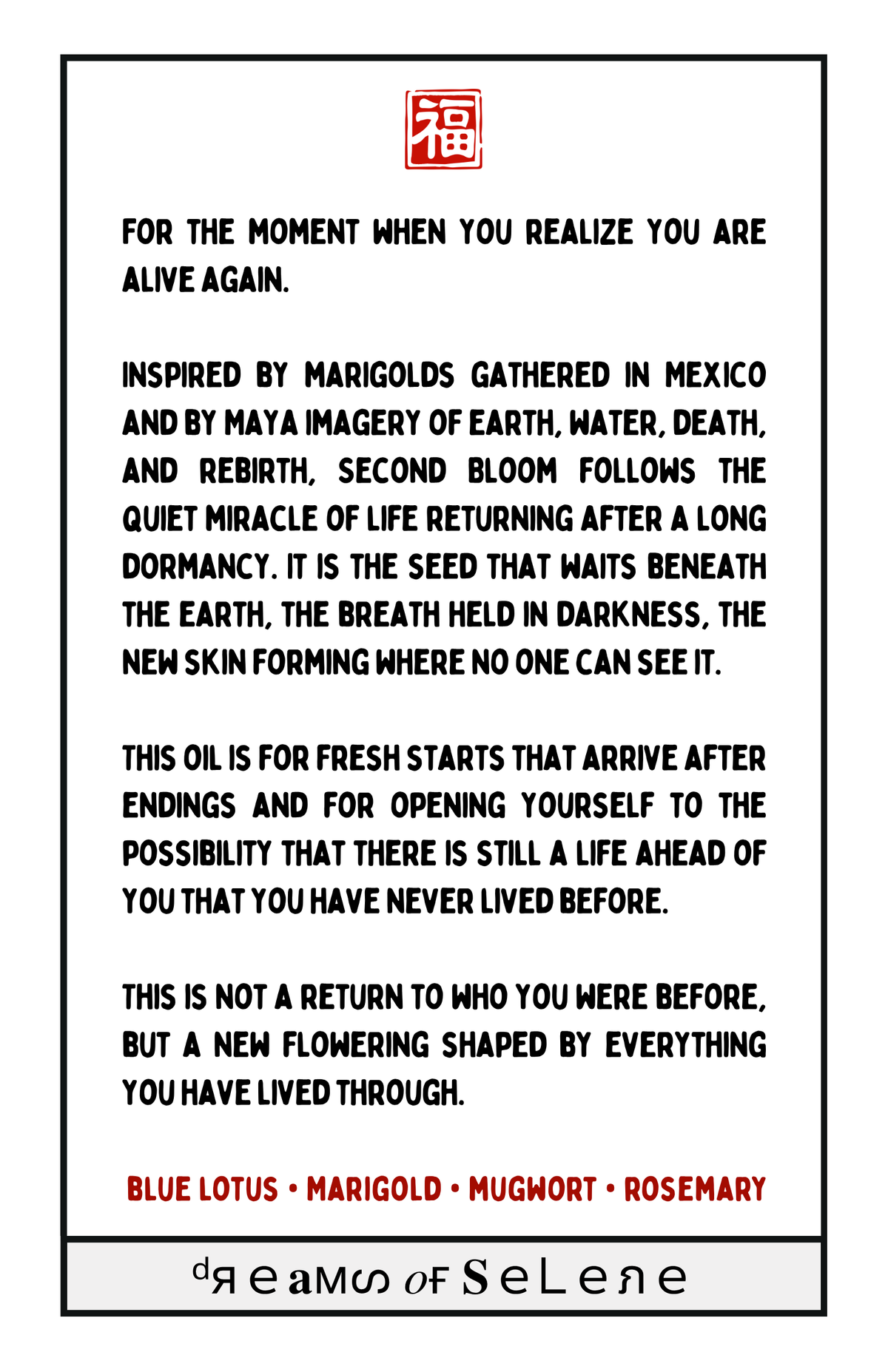 PRE-ORDER: Second Bloom