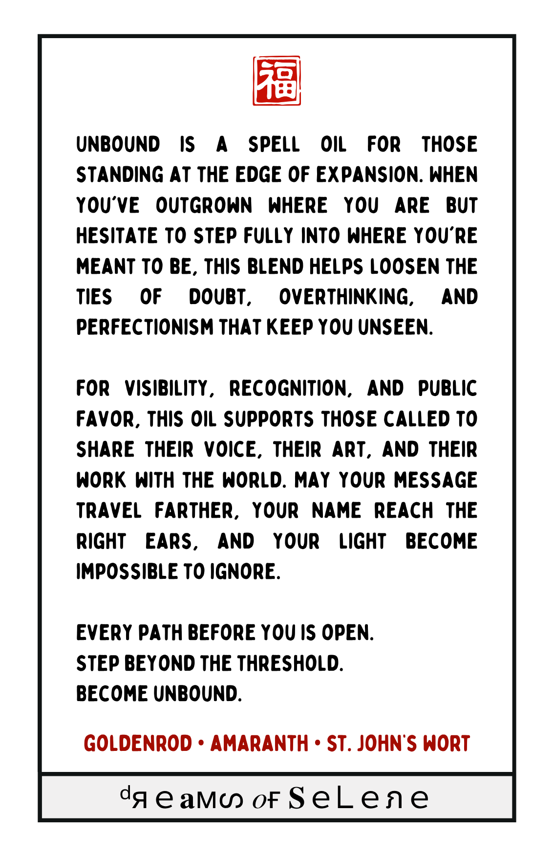 PRE-ORDER: Unbound