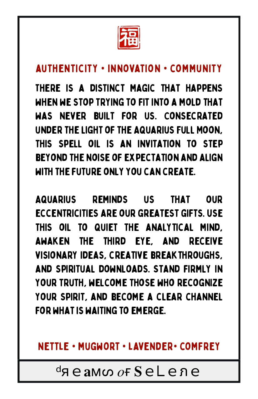 PRE-ORDER: Aquarius Full Moon