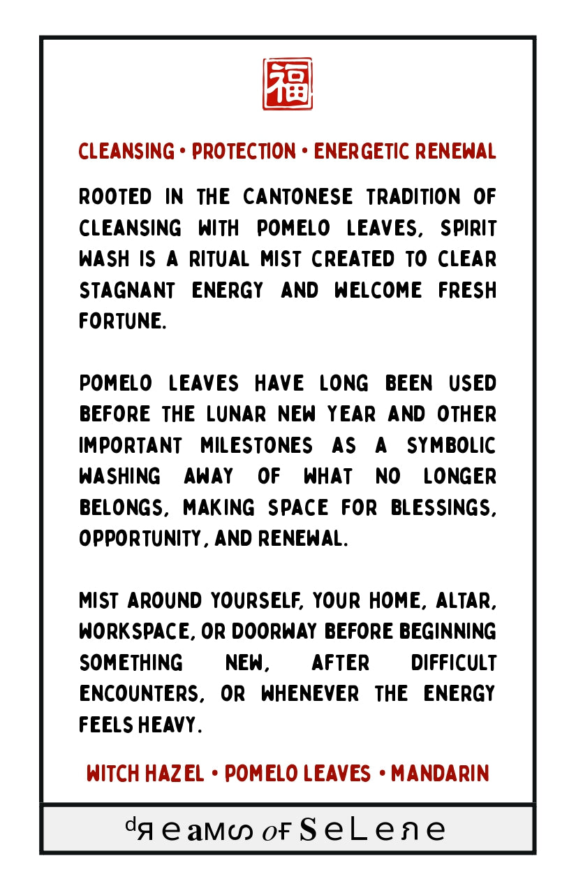 Spirit Wash Mist
