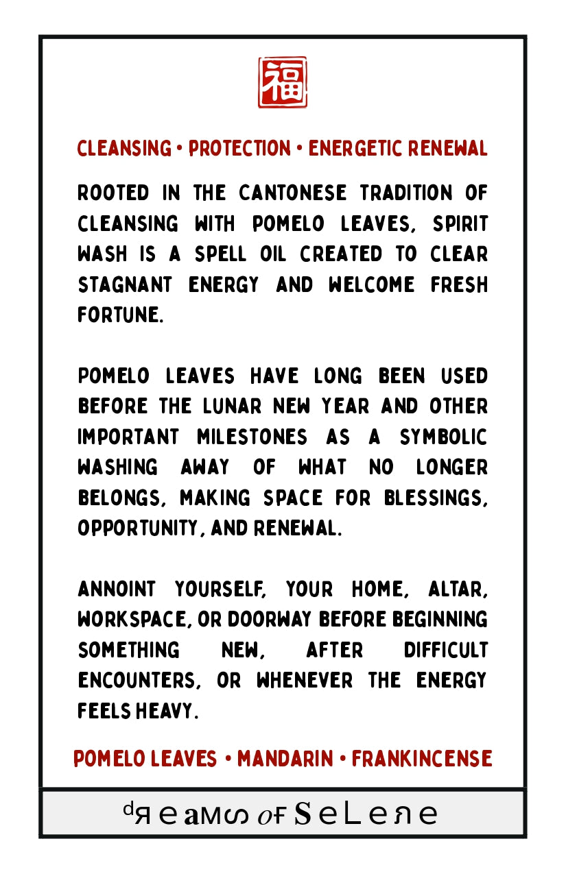Spirit Wash